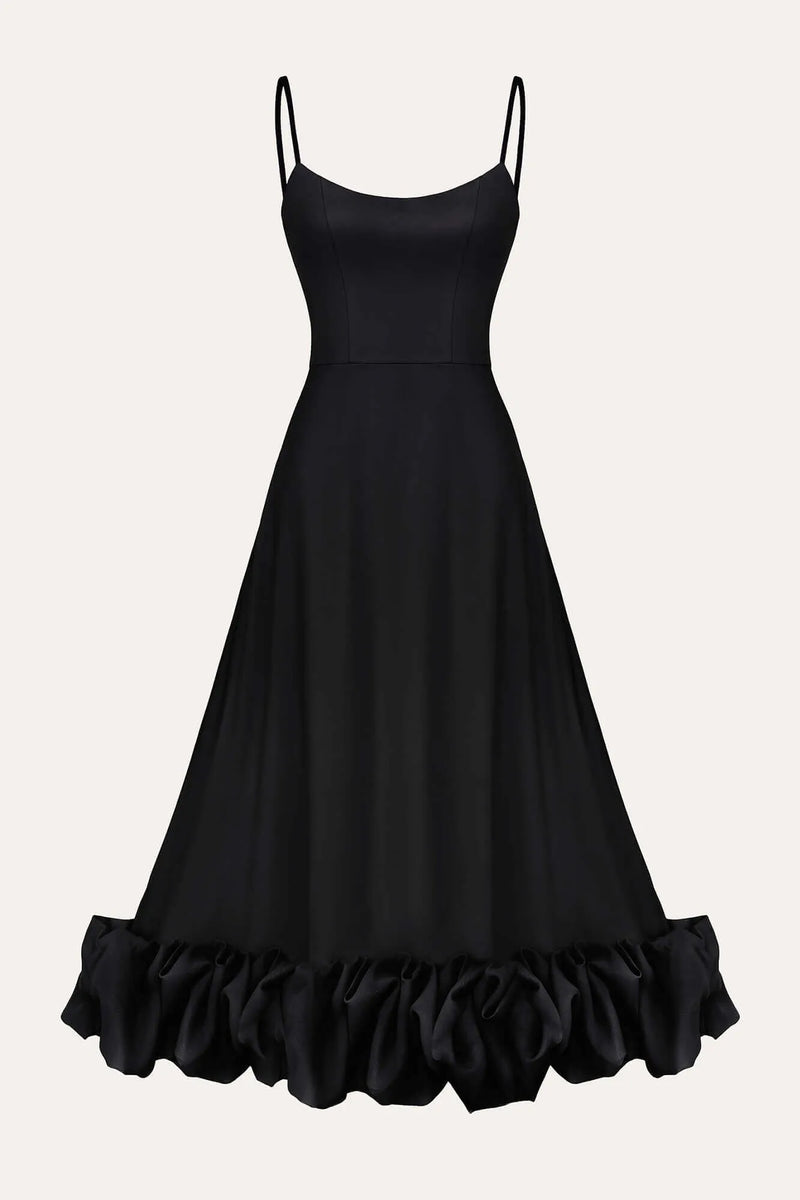Bibiy. ♡FLORENCE BUSTIER Flounce Bustier Midi Dress – POST MERIDIEM
