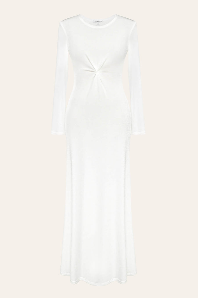 Knitted Long Sleeve Maxi Dress - POST MERIDIEM