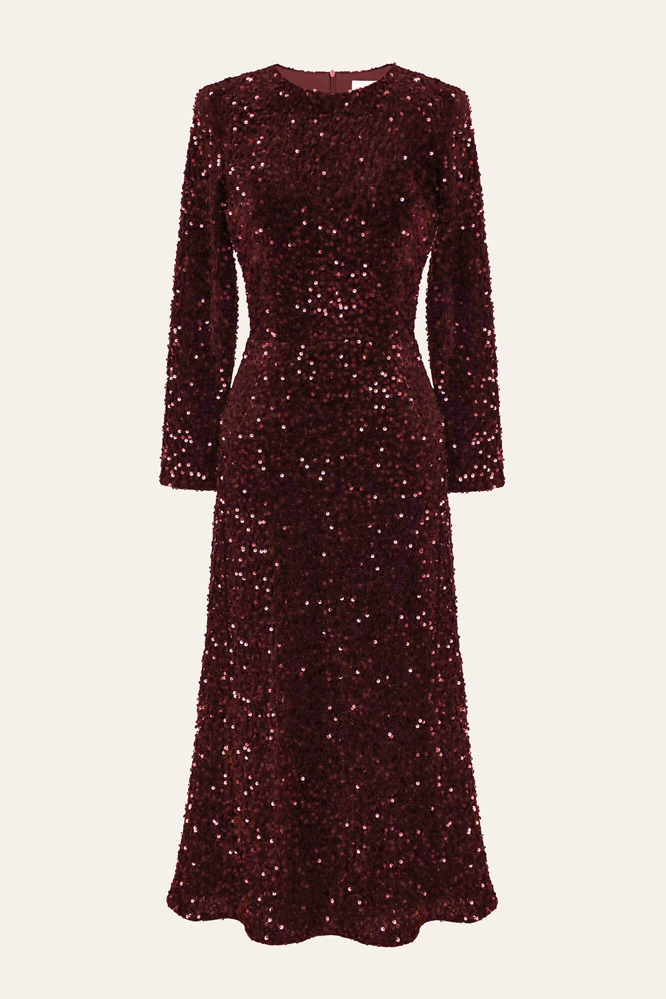 Post Meridiem Sequin-embellished Velvet Midi Dress