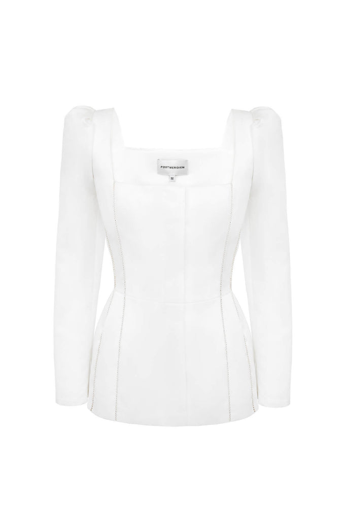 Satin Decorated Top - POST MERIDIEM