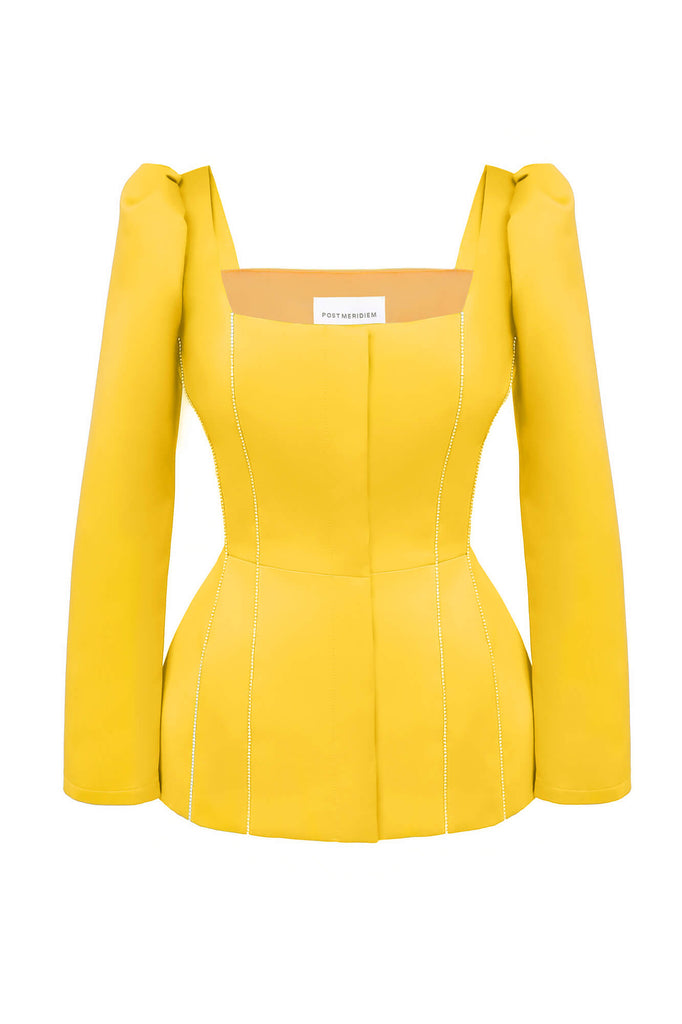 Satin Decorated Top - POST MERIDIEM