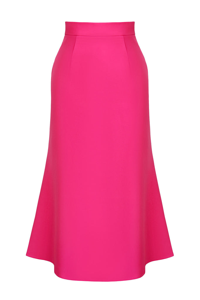 Viscose Midi Skirt - POST MERIDIEM