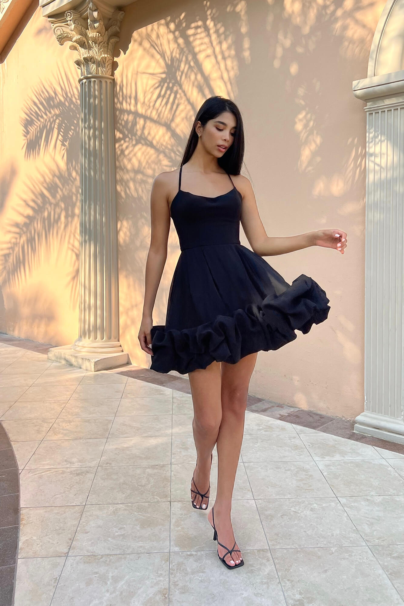 ワンピース OPEN-BACK BUSTIER MINI DRESS OPEN-BACK BUSTIER MINI DRESS