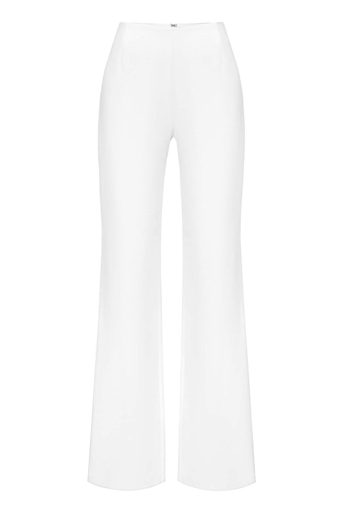 Straight Leg Pants Without Belt - POST MERIDIEM