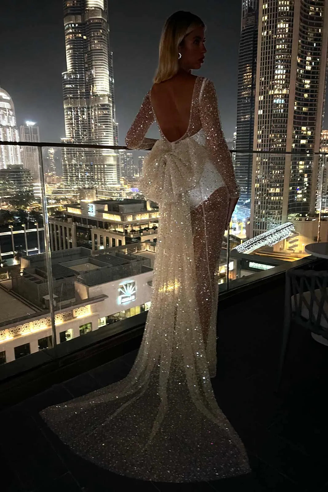 open back bow maxi dress Dress Maxi Open Back with Bow, Dress Royal Satin, Evening Dresses for Civil Ceremony