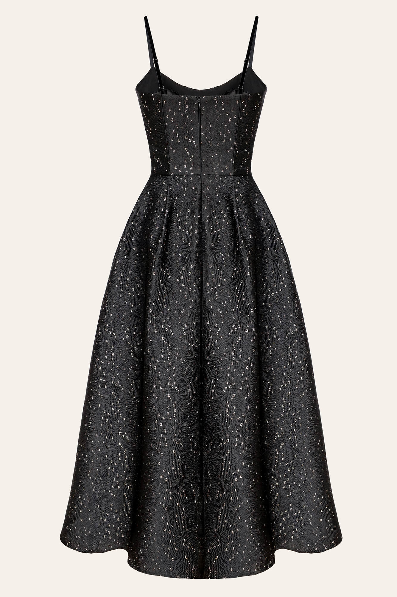 パーティードレス Starbright Bustier Jacquard Dress Black Jacquard Fitted Corset Bustier Dress – Cremdress