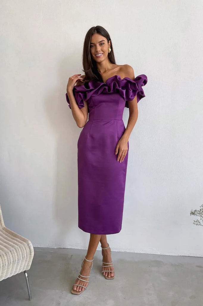 "Meringue" Midi Dress - POST MERIDIEM