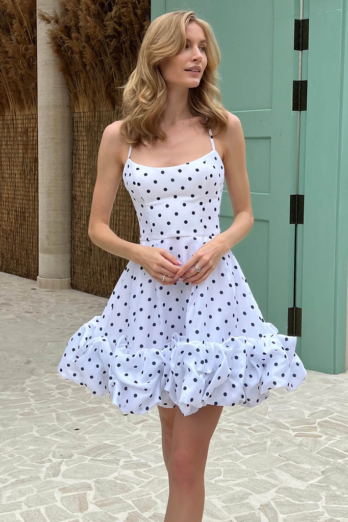 Backless Bustier Mini Dress - POST MERIDIEM