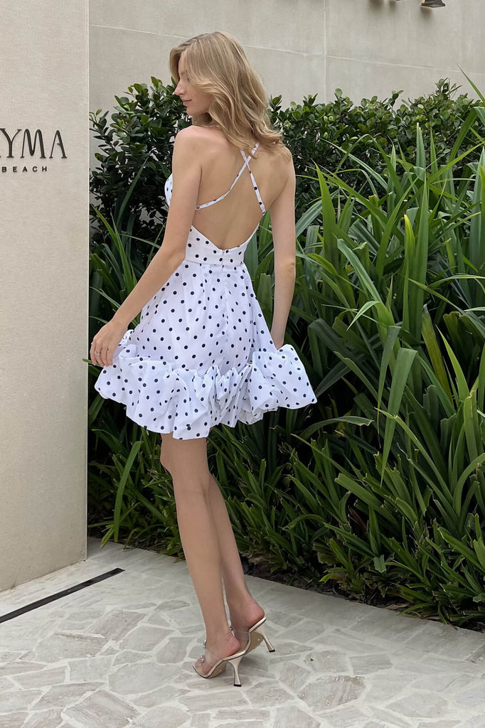 Backless Bustier Mini Dress - POST MERIDIEM