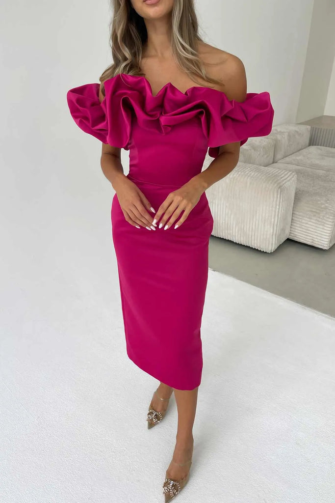 "Meringue" Midi Dress - POST MERIDIEM