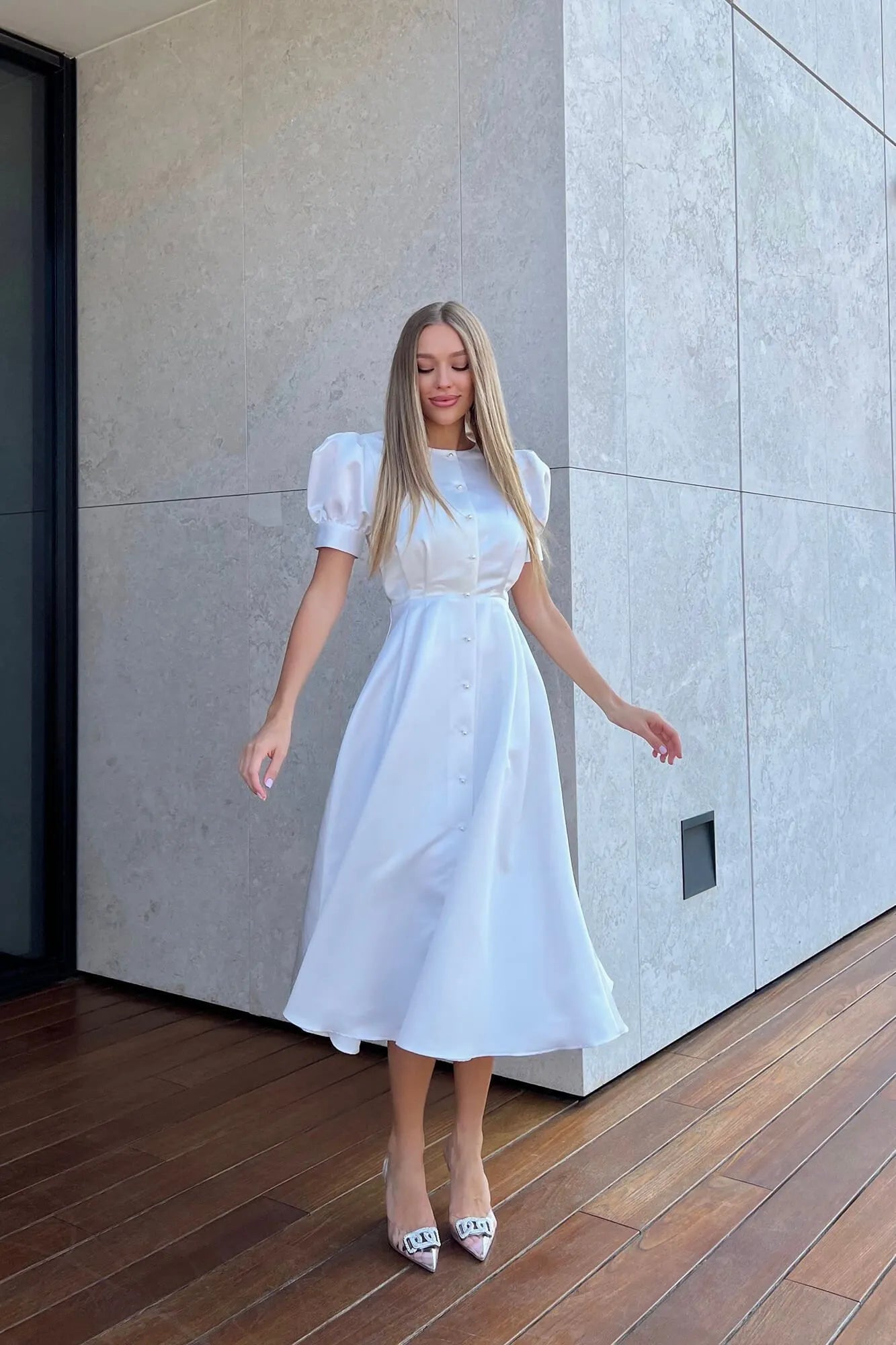 sachin and babi light blue dress Miro Dress – Corset Bodice, Bra Friendly & Luxe Comfort – Studio Lexi main image 1